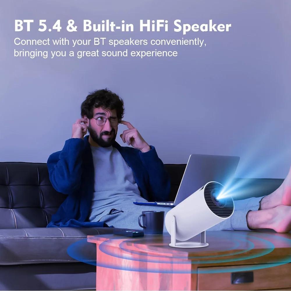 Magcubic Smart Mini Projector – Android 14, Wi-Fi 6 & Bluetooth 5.4